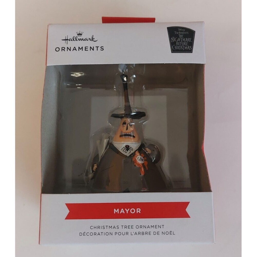 Hallmark Tree Ornament 2022 The Nightmare Before Christmas MAYOR - Picture 1 of 3